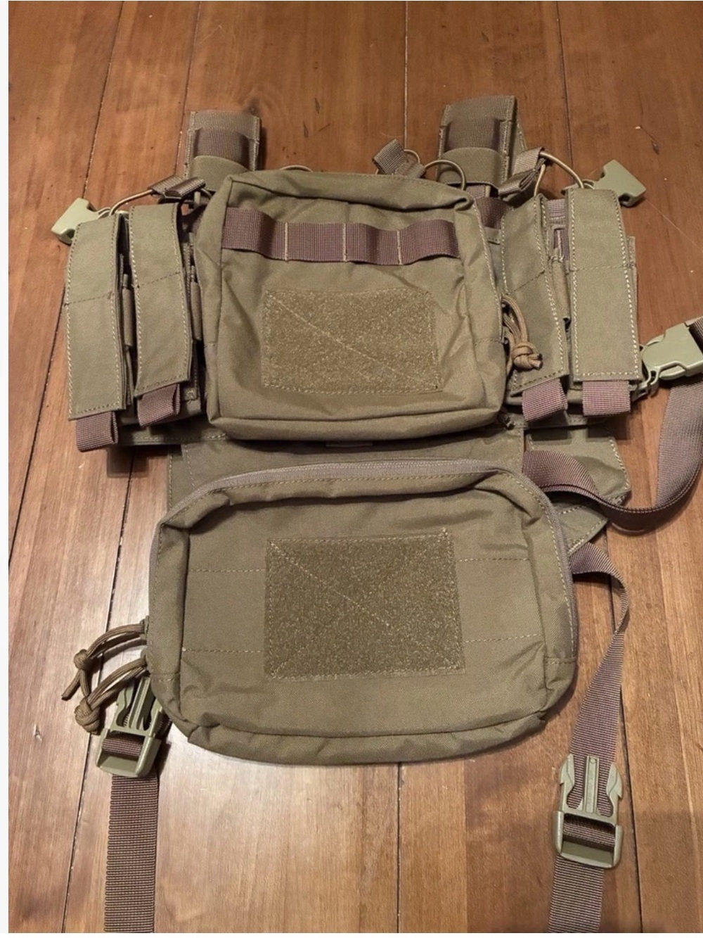 Vismix Tactical Chest Rig Adjustable  Chest Rig in Coyote Tan